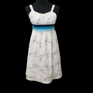 She's the One Sundress Floral Sequins Embroidered